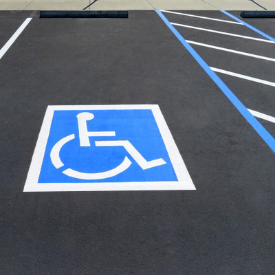 pavement ADA paint markings